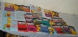 Card Dealer Shop Promo Lot Wizards Simpsons Flyers Posters Mailers Window Cling