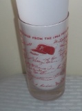 Vintage Philadelphia Phillies Glass Cup Tumbler 1956 Team Old Hat Logo Rare Baseball