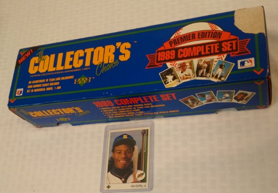 1989 Upper Deck Baseball Factory Complete Card Set w/ #1 Ken Griffey Jr Rookie Card RC Mariners HOF