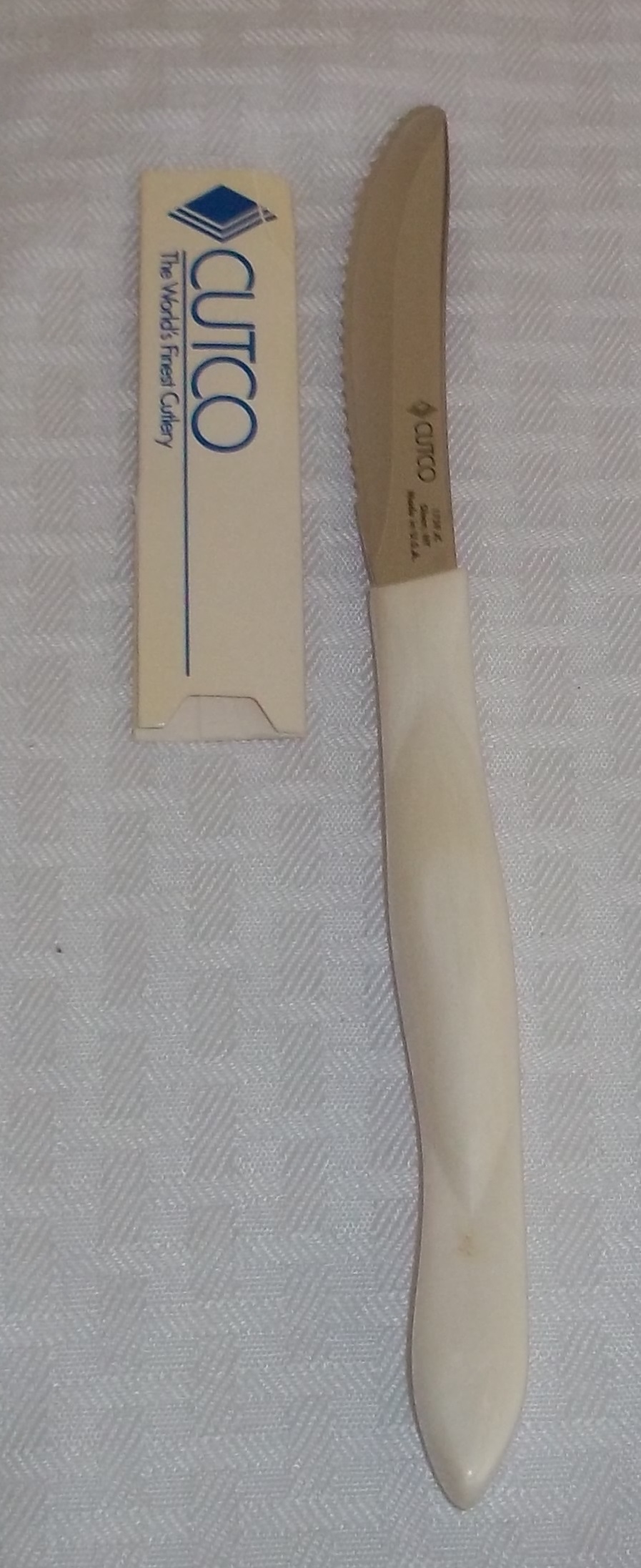 Cutco 1759 USA Table Steak Knife JC Pearl Sleeve Proxibid