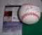 Autographed ROMLB Baseball Joe Coleman Yankees 1950 World Series MVP Inscription JSA COA