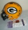 JSA COA Autographed Mini PACKERS NFL Football Helmet Don BeeBe Super Bowl Inscription Signed