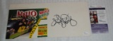Early 1990s NASCAR Mello Yellow Promo Kyle Petty JSA COA Display Header Card