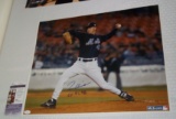 Tom Glavine Autographed 16x20 Baseball Pitching Photo Mets JSA COA HOF