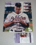Cal Ripken Jr Autographed 8x10 Photo Orioles HOF Baseball All Star Game MVP Pose ASG JSA COA