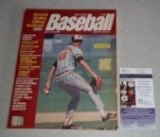 1980 Street Smith Baseball Magazine Autographed Mike Flanagan Cover Orioles Cy Young Inscription JSA