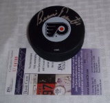 Autographed NHL Hockey Puck JSA COA Bernie Parent Flyers HOF