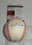 Autographed ROMLB Baseball Mark McLemore Orioles JSA COA