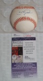 Autographed ROMLB Baseball Cal Ripken Jr Orioles HOF JSA COA