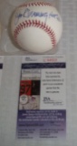 Autographed ROMLB Baseball Jim Bunning HOF Inscription Phillies Tigers JSA COA