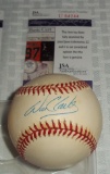 Autographed ROMLB Baseball Will Clark Giants Orioles JSA COA