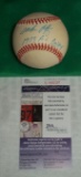 Autographed ROMLB Baseball 1979 World Series Official Ball Mike Flanagan Orioles Cy Young JSA Rare