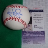 Autographed Baseball Omar Vizquel Indians JSA COA