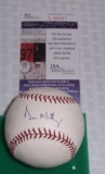 Autographed ROMLB Baseball Don Mattingly Yankees Star JSA COA