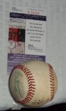Vintage Diamond Brand Autographed Tri Signed Giants Baseball 1960s Cepeda Baker Ridzik JSA COA