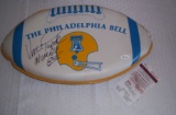 1/1 Very Rare 1970s WFL Philadelphia Bell Seat Cushion Promo Vince Papale NFL Football Eagles JSA