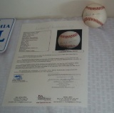 Hank Aaron Autographed ROMLB Baseball JSA LOA COA Braves HOF
