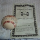 Brooks Robinson Autographed ROMLB Baseball HOF Inscription COA Orioles
