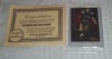 Fame & Fortune NFL Football Rashaan Salaam Colorado Bears Sealed Rookie Card Autographed MM COA