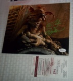 Salacious Crumb Star Wars Voice Actor Mark Dodson Autographed 8x10 Photo Jabba Movie Scene JSA Green
