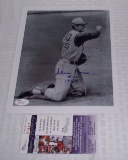 Steve Boros Autographed 8x10 Photo B/W Reds JSA COA Not Many Certed MLB Baseball