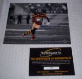 Autographed 8x10 Photo Markus Wheaton Steelers Bumblebee Throwback Uniform TSE COA NFL