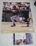 Vinny Castilla Autographed 8x10 Photo Baseball Rays JSA COA