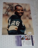 Autographed 8x10 Photo Herb Adderley Packers HOF Inscription JSA COA Black Sharpie