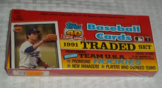 1991 Topps Traded Baseball Factory Card Set Bagwell & Ivan Rodriguez Rookies New HOFers