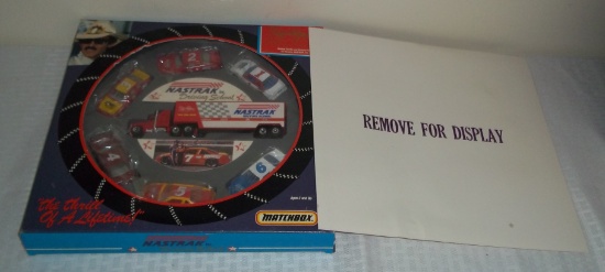 Matchbox 1990s NASTRAX NASCAR Richard Petty Rodney Combs Die Cast Car Set MIB