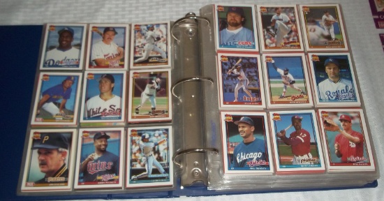 Huge Baseball Card Album Many Stars Lot Hundreds & Hundreds 1990s