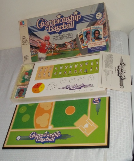 1980s Milton Bradley Championship Baseball Game SEALED Contents Card Pack GEM MINT Cards Rare MIB