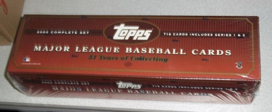 2002 Topps Baseball Factory Sealed Set Rookies Stars