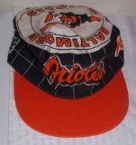 Vintage 1980s SGA Baltimore Orioles Painter's Cap Hat O's Ripken Era Burger King Promo