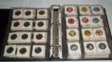 1984 Baseball Fun Foods Pin Complete Set In Sheets Rare Oddball Set