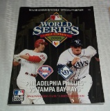 2008 MLB Baseball World Series Program Phillies Vs Rays Rare Insiders Edition