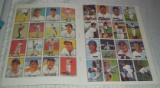 1980s Baseball Reprint Stickers Complete InTact Book 1950s Bowman