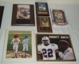 Sports Plaques Framed Pictures Lot Emmitt Smith Sosa McGwire