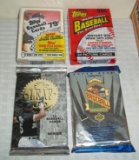 4 Unopened Sealed Baseball Card Packs Cello 1993 Upper Deck Possible Jeter RC