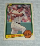 1983 Donruss Baseball Wade Boogs Rookie Card RC Red Sox HOF