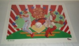 Pride Of The Phillies Large Poster SGA Stadium Issue MLB Baseball 1990s Mike Lieberthal Unused NOS