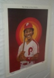 Pride Of The Phillies Large Poster SGA Stadium Issue MLB Baseball Juan Samuel Unused NOS 1980s