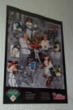 Greatest Moments Phillies History Poster Large 1999 SGA Schmidt Carlton