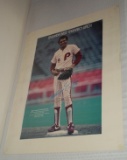 Vintage 1980s Phillies Poster Large Manny Trillo Spanish Very Very Rare NOS Unused