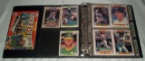 Baseball Card Album Dozens Of Cards Jumbo 1980s Stickers King B Fleer Sticker Book Lot