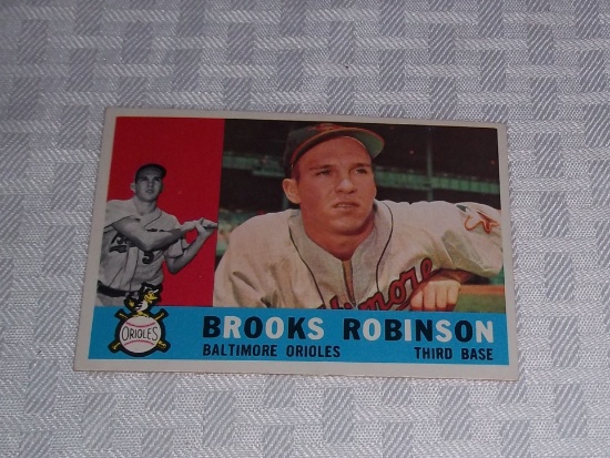 1960 Topps Baseball Brooks Robinson Orioles Card HOF