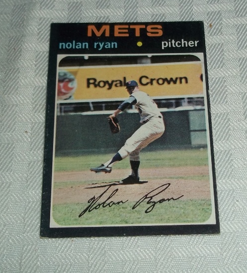 1971 Topps Baseball Card Nolan Ryan Mets HOF MLB