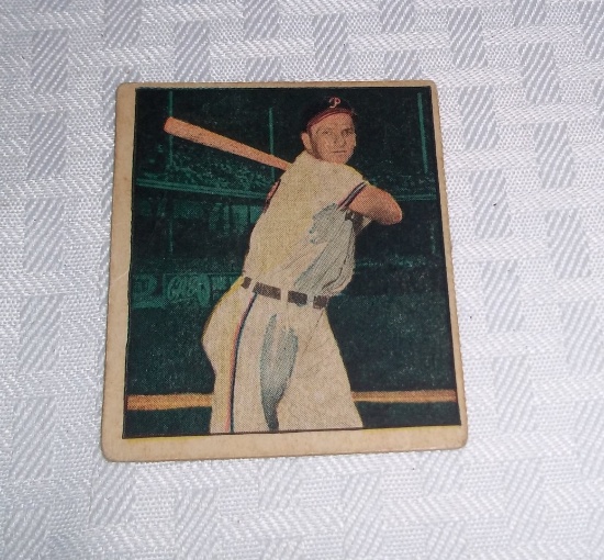 1951 Berk Ross Baseball Card Hit Parade Of Champions Ralph Kiner Phillies