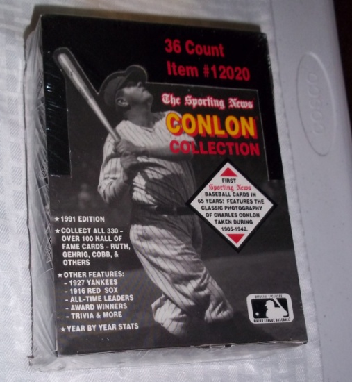 1991 Megacards Colon Collection Sealed Wax Box Baseball MLB Babe Ruth