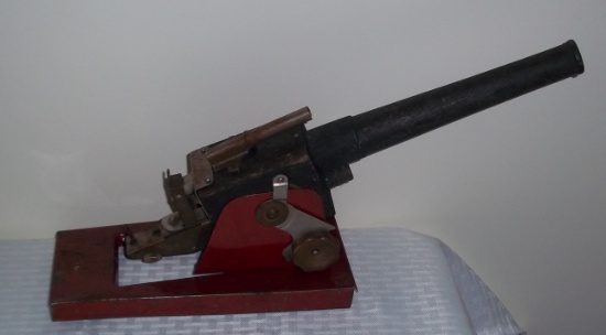 Vintage Metal Large Cannon Big Bang Toy